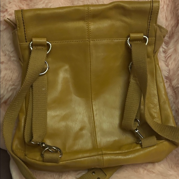 The Sak Mustard Leather Backpack - Picture 3 of 5